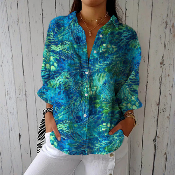 Lisa | Peacock Grace Blouse