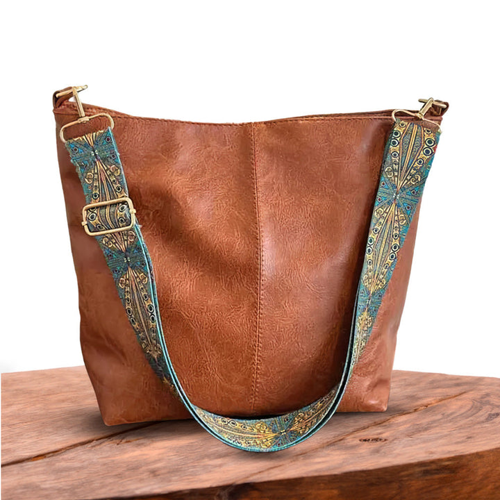 Greta | Vintage leather shoulder bag
