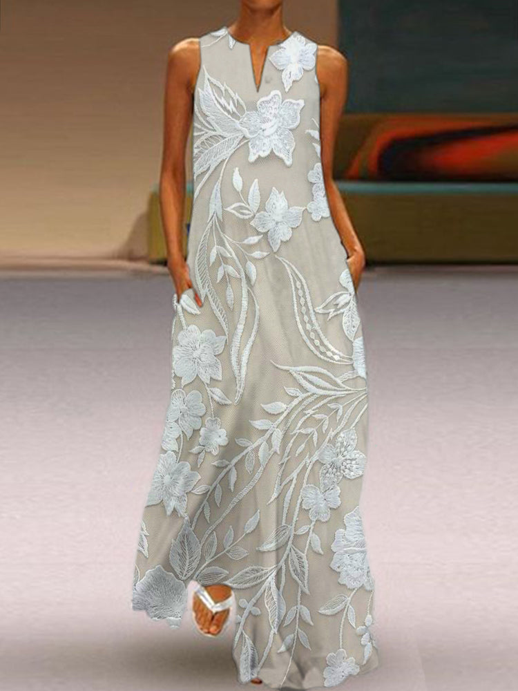 Maxi | Luxe Printed Dress