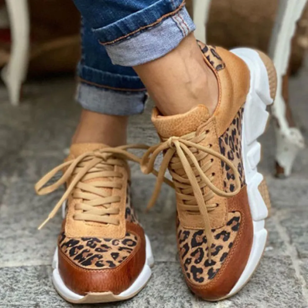 Cristina | Comfortable Leopard Sneakers