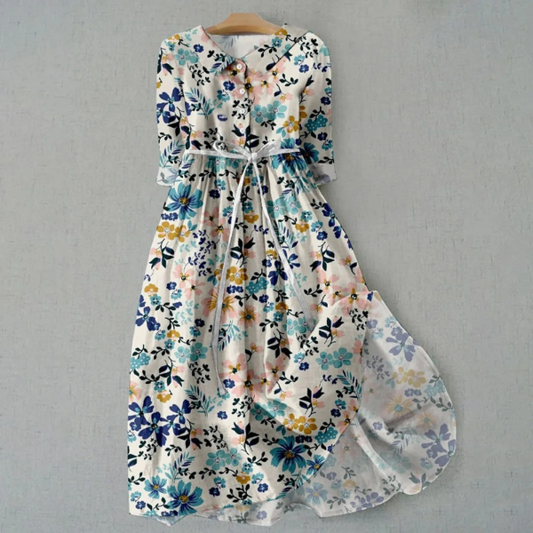 Lily | Summer Floral A-Line Dress