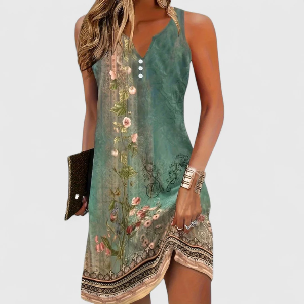 Dilana | Ladies Sleeveless Comfortable Mini Dress