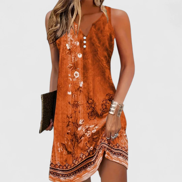 Dilana | Ladies Sleeveless Comfortable Mini Dress