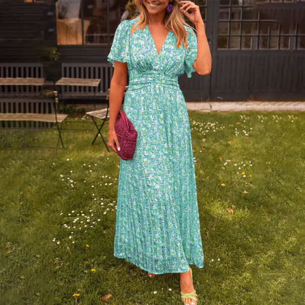 Elsie | Boho V-Neck Dress