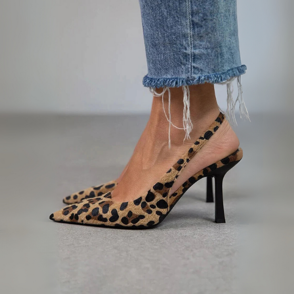 Ambra | Leopard Print Heels