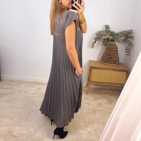 Julia | Striped Midi Dress