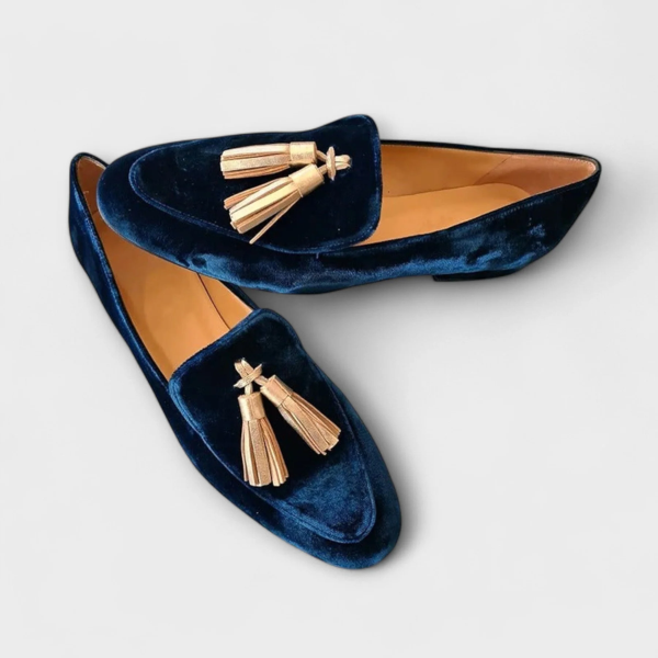 Karen | Vintage-inspired loafers with fringe