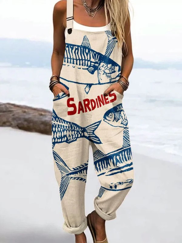 Lina | Sardine Stroll Jumpsuit