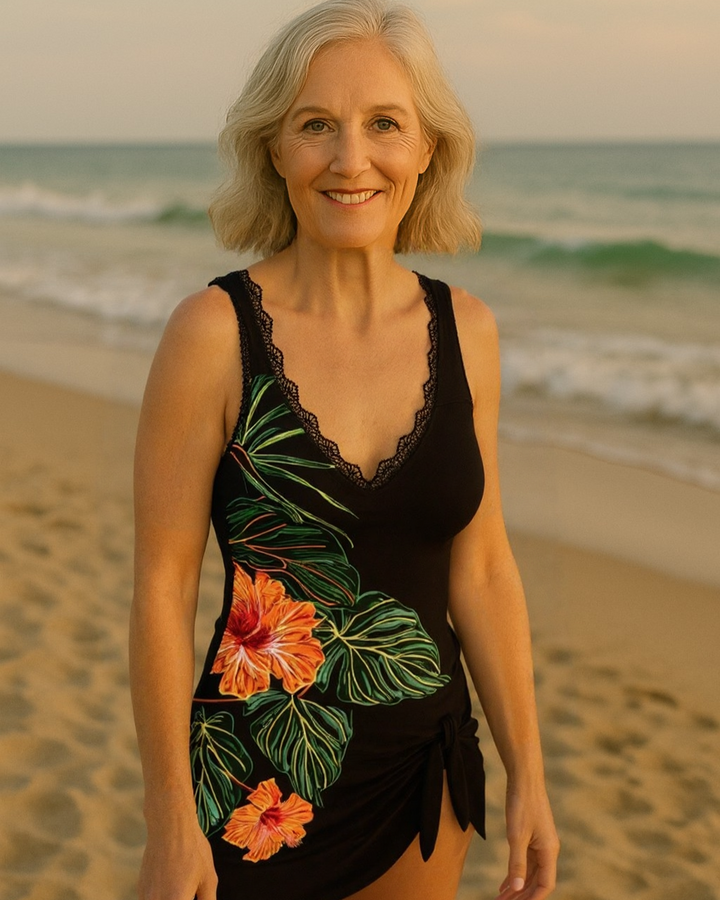 Carolina | Floral Pattern Swim Tankini