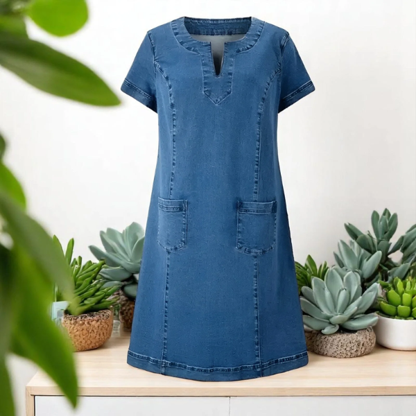 Alina | Casual Denim-Style Dress