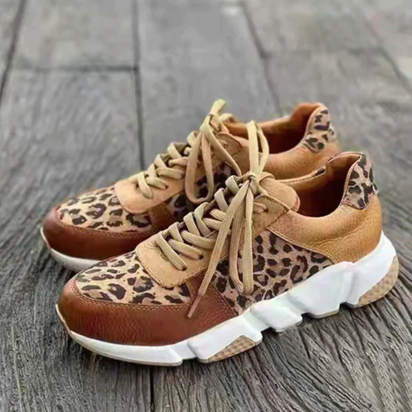 Cristina | Comfortable Leopard Sneakers