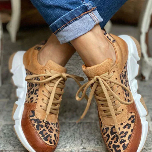 Cristina | Comfortable Leopard Sneakers