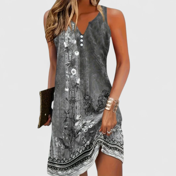 Dilana | Ladies Sleeveless Comfortable Mini Dress