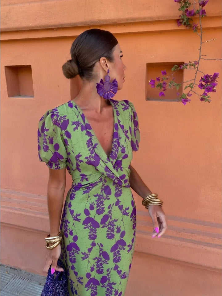 Melys | Abito Elegante Stampato