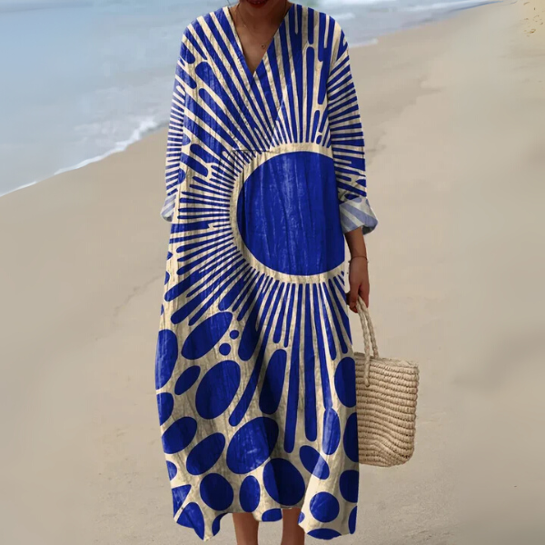 Elena | Elegant Geometric Dress