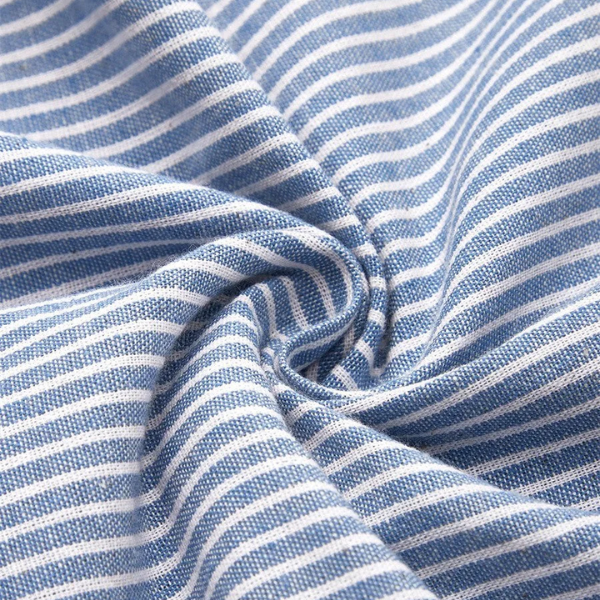 Rose | Striped Midi Dress with Relaxed Elegance