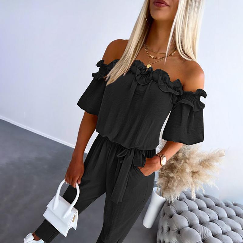 Sarah | Off-Shoulder Jumpsuit