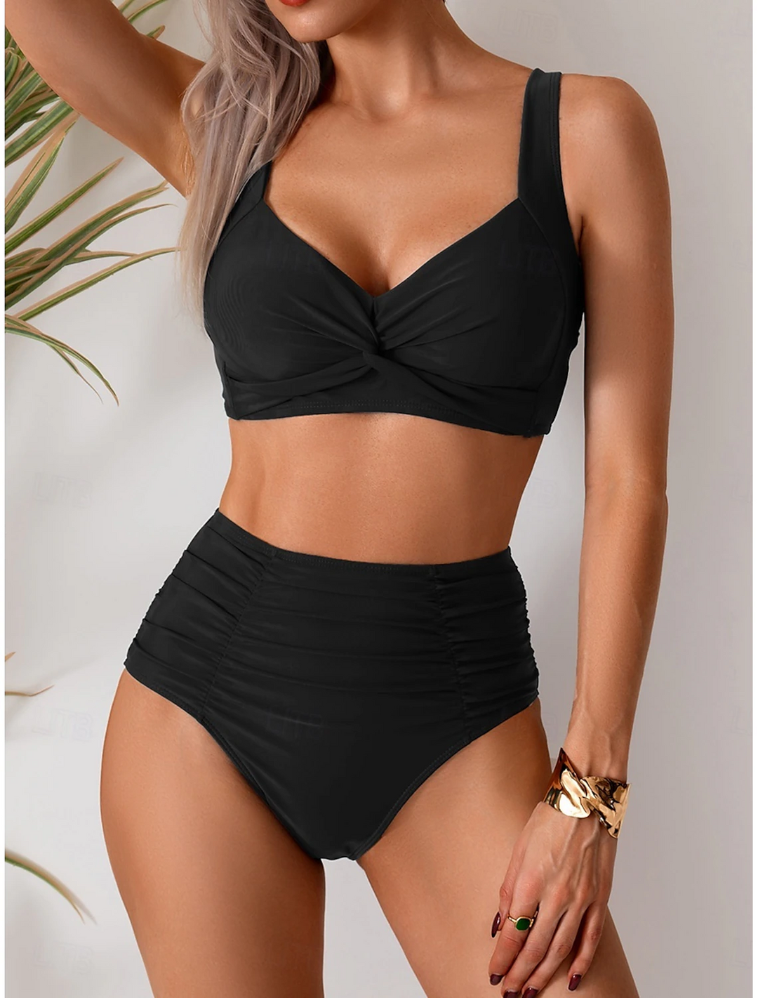 Caroline | Ruched Fabric Bikini