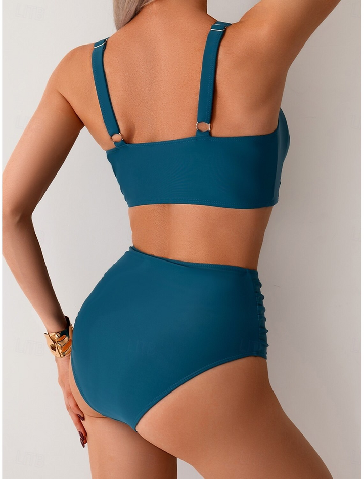 Claire | Ruched Fabric Bikini