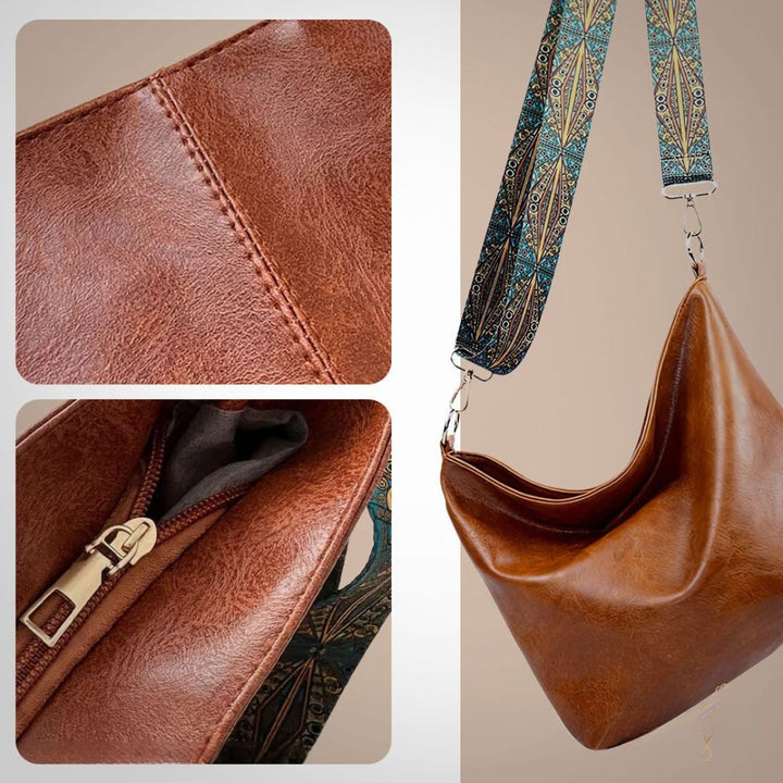 Greta | Vintage leather shoulder bag